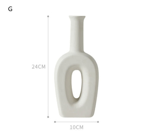 Sculptural Beauty: Handcrafted Ceramic Vases