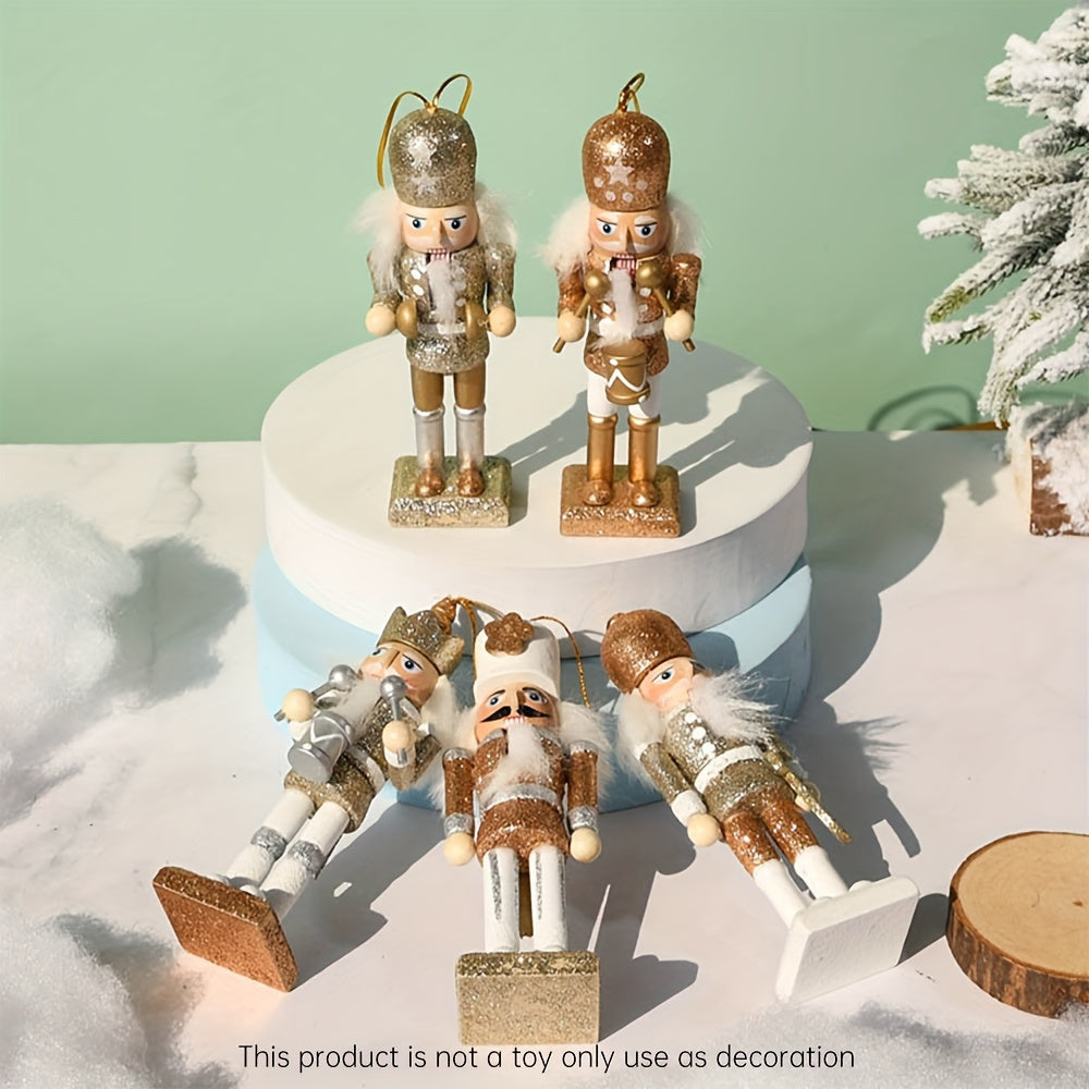 Gold & White Nutcracker Set