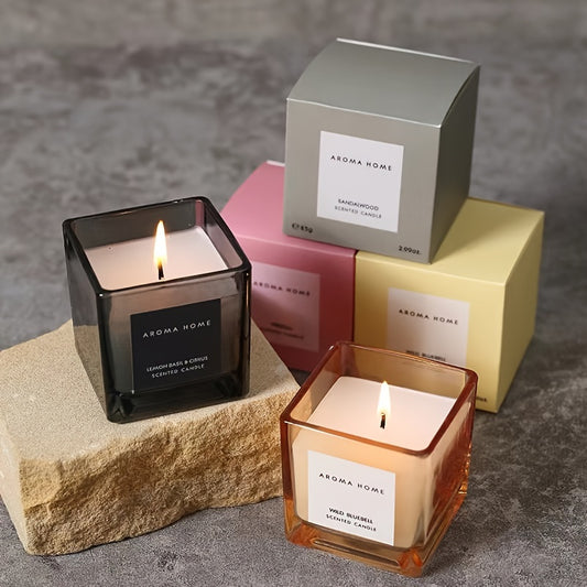 Cubical "AROMA HOME" Scented Candle Set