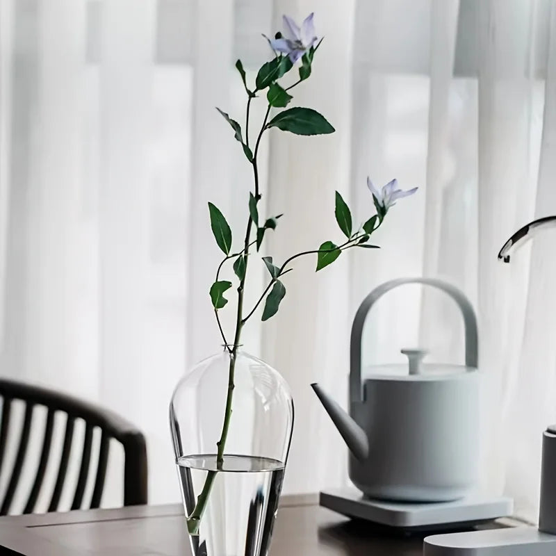 Contemporary Zen Glass Bud Vases