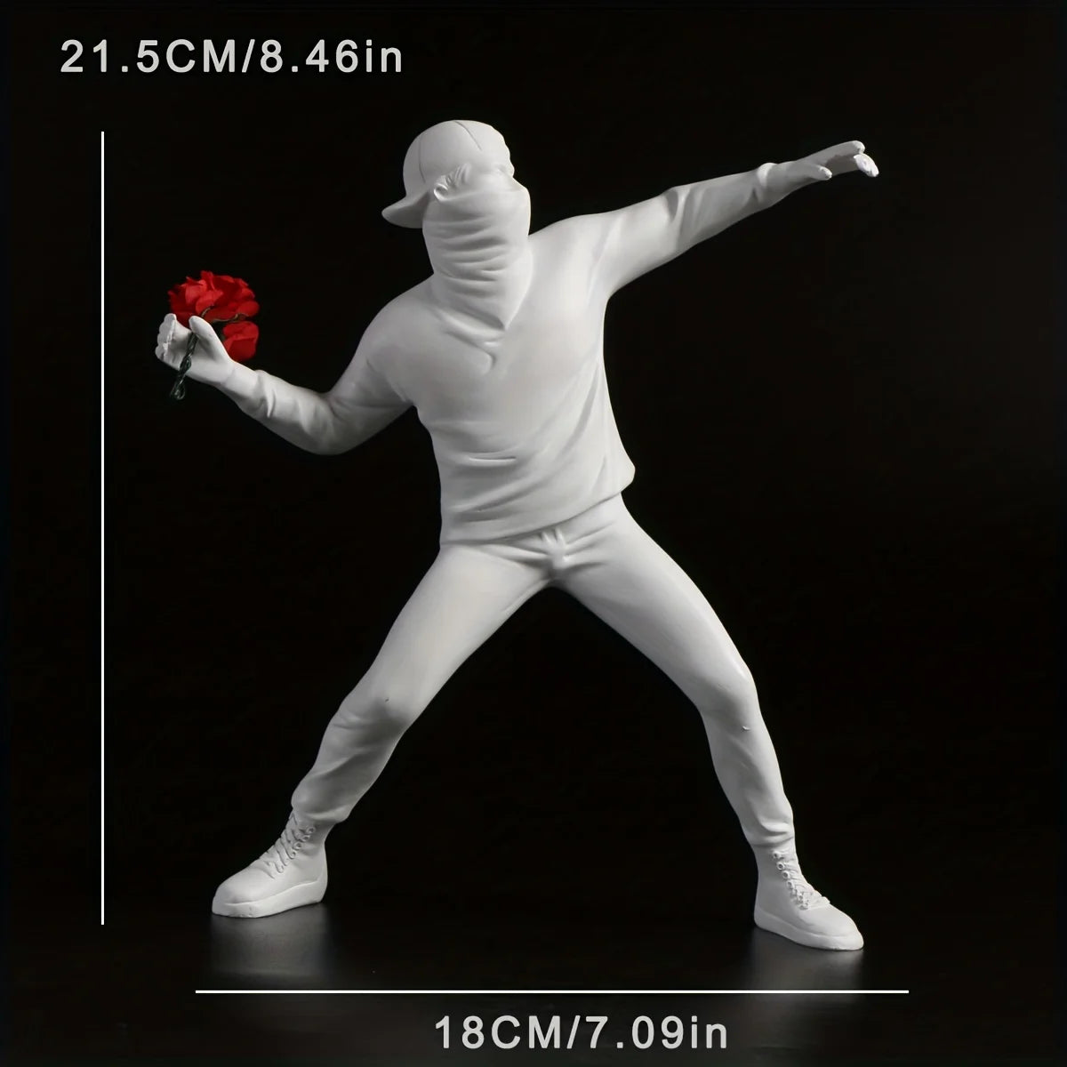 Banksy 'Flower Bomber' Resin Figurine