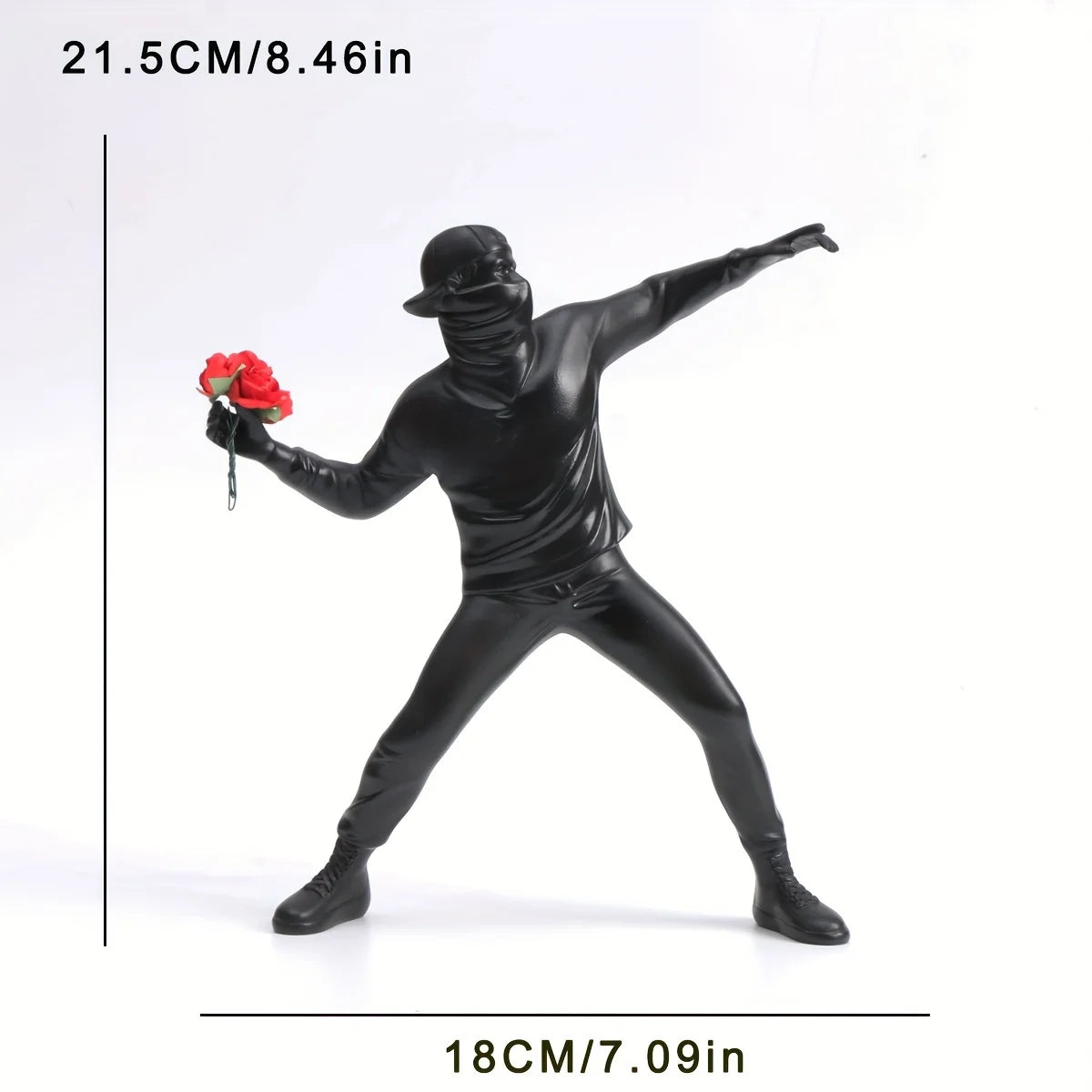 Banksy 'Flower Bomber' Resin Figurine