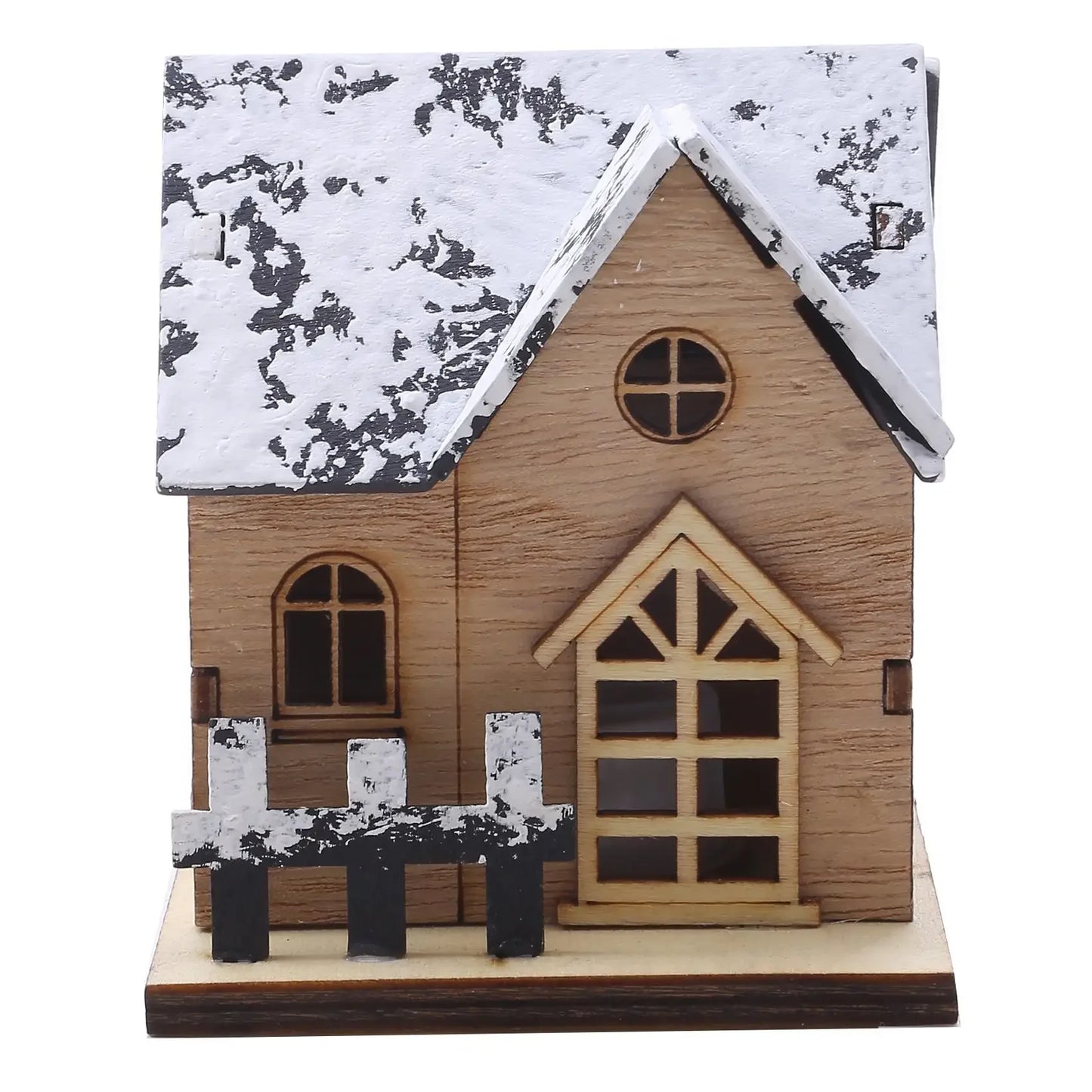 Cozy LED Luminous Mini Wood House