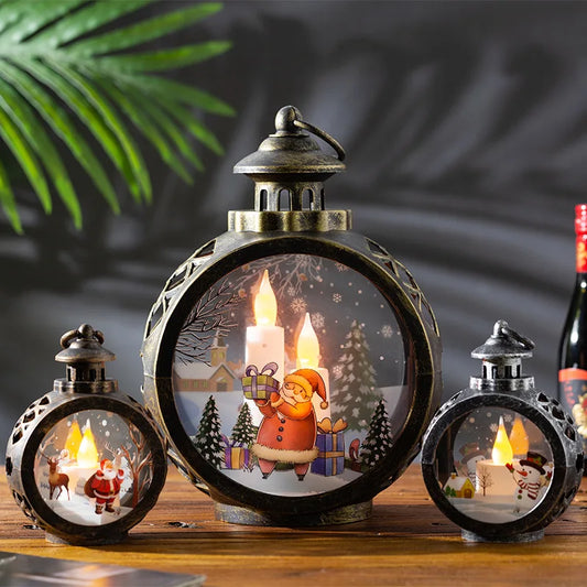Enchanting Circular Christmas Lanterns
