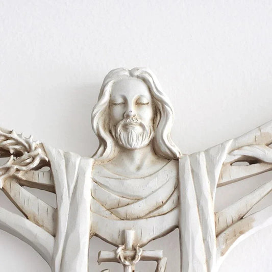 Reverent Artistry: Risen Christ Wall Cross