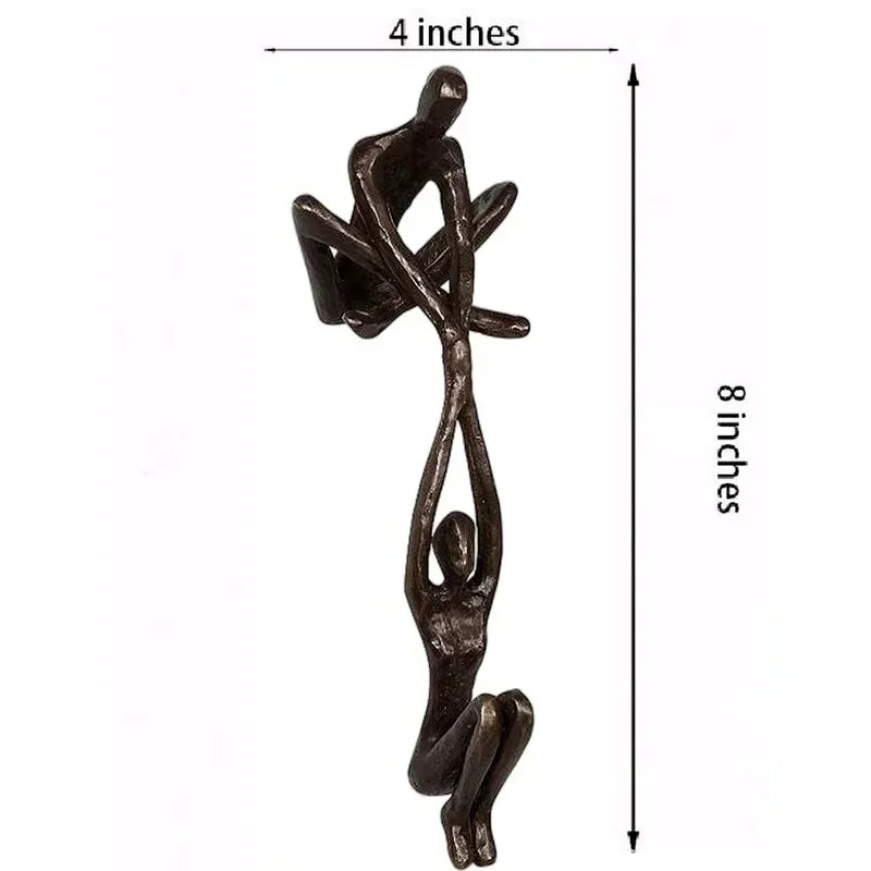 Abstract Resin Shelf-Edge Figurine