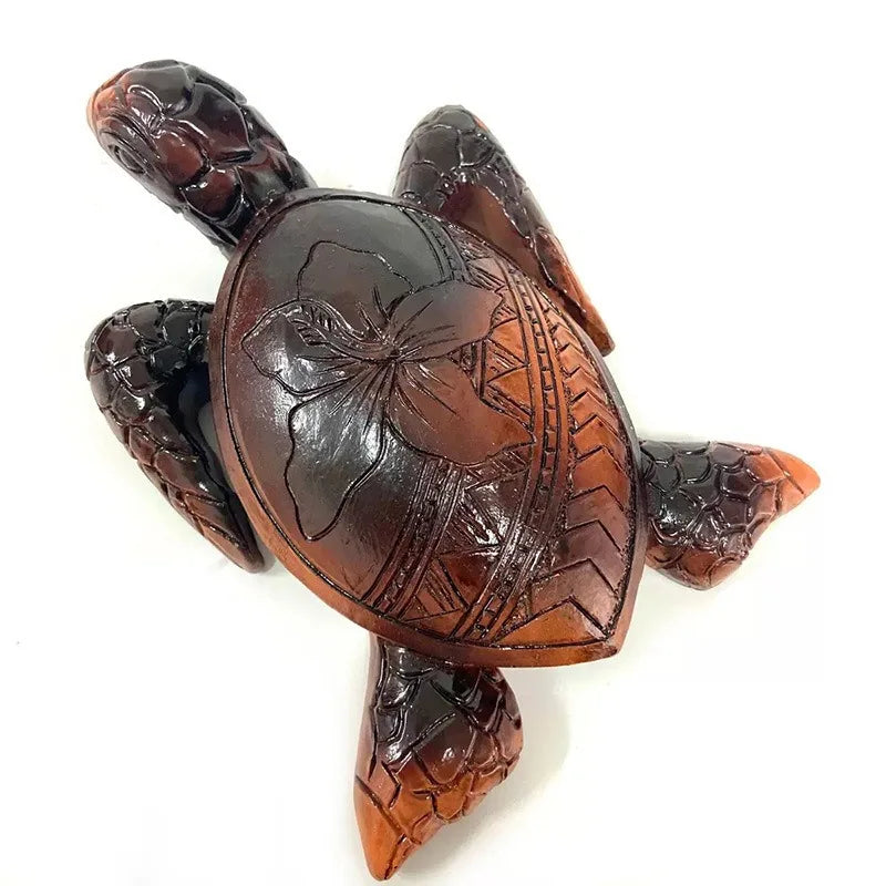 Hand-Carved Sea Turtle Figurine