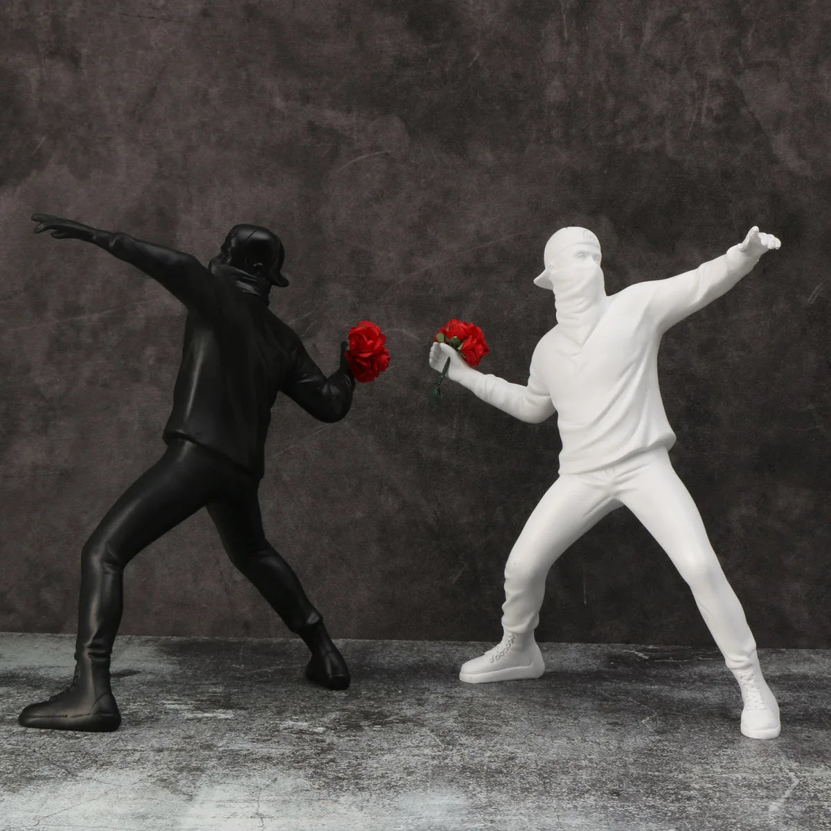 Banksy 'Flower Bomber' Resin Figurine