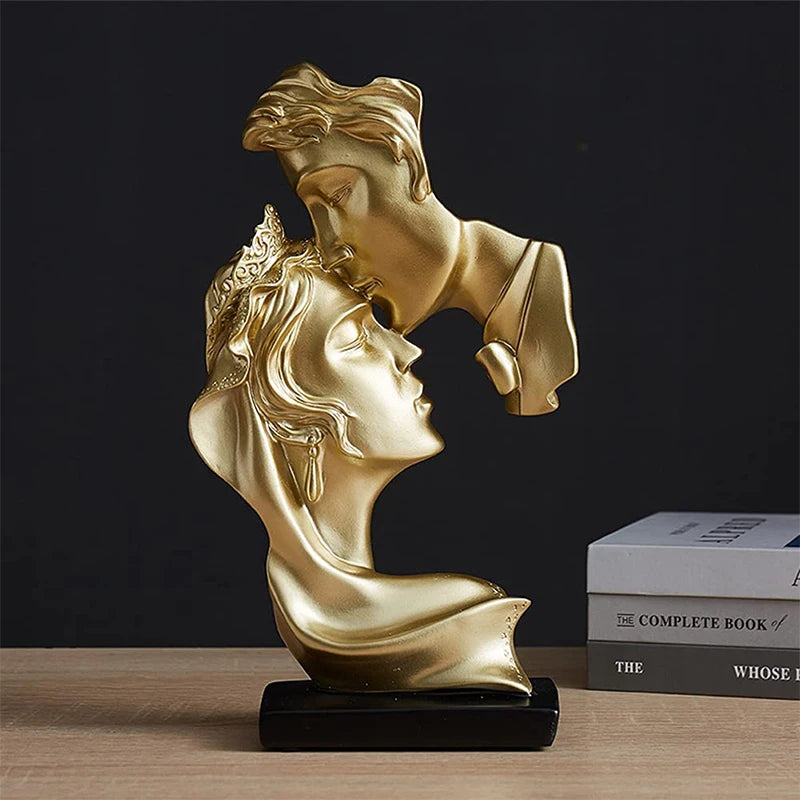 Romantic Couple Resin Statue