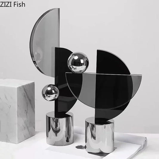 Minimalist Crystal Sculpture