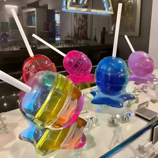 Rainbow Creative Lollipop Sculpture