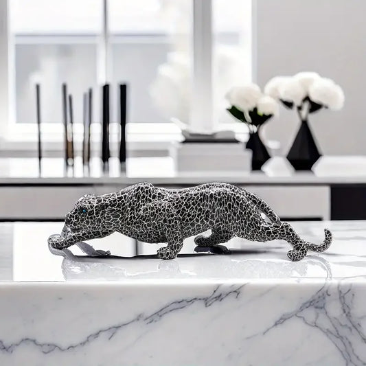 Modern Cheetah Decorative Sculpture