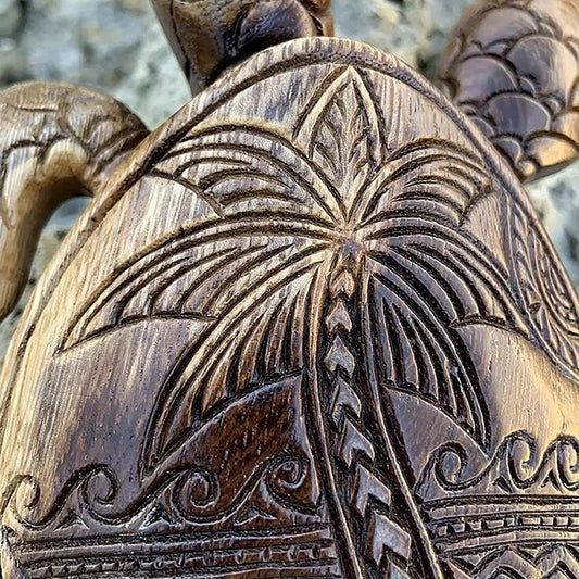 Hand-Carved Sea Turtle Figurine