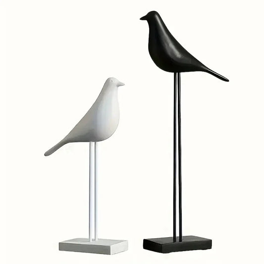 Sleek Minimalistic Bird Statues