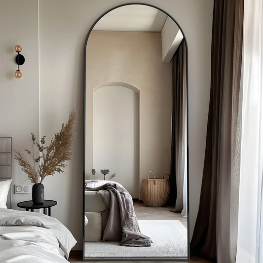 Arched Full-Length Floor Mirror