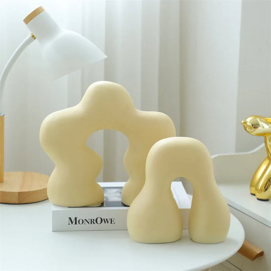 Modern Bubbly Ceramic Sculptures