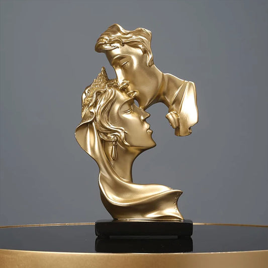 Romantic Couple Resin Statue