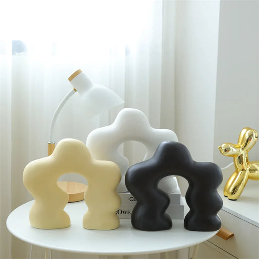 Modern Bubbly Ceramic Sculptures