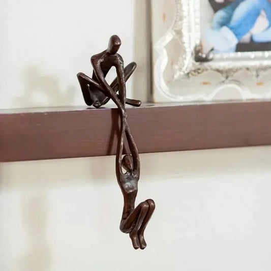Abstract Resin Shelf-Edge Figurine
