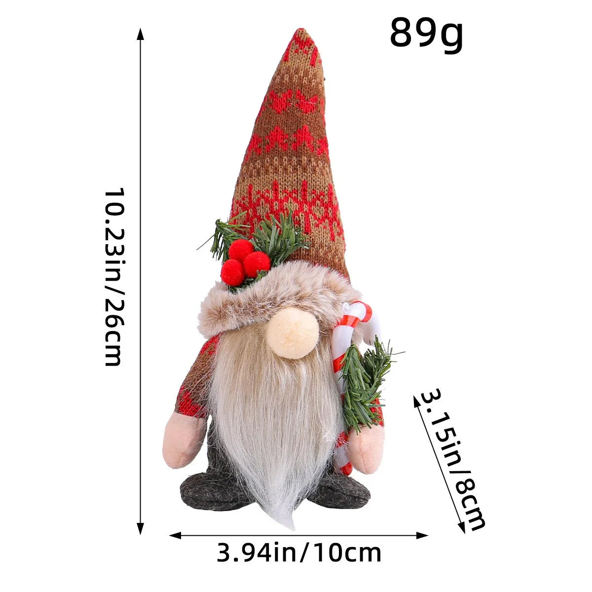 Knitted Christmas Gnome Decoration