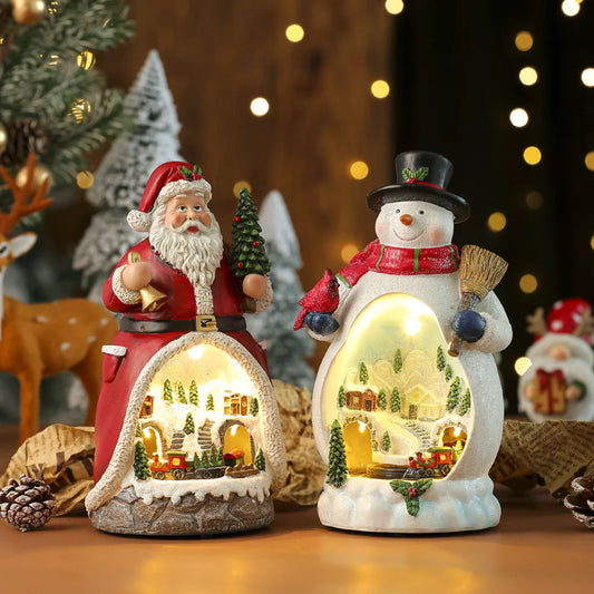 Magical Rotating Christmas Figurine