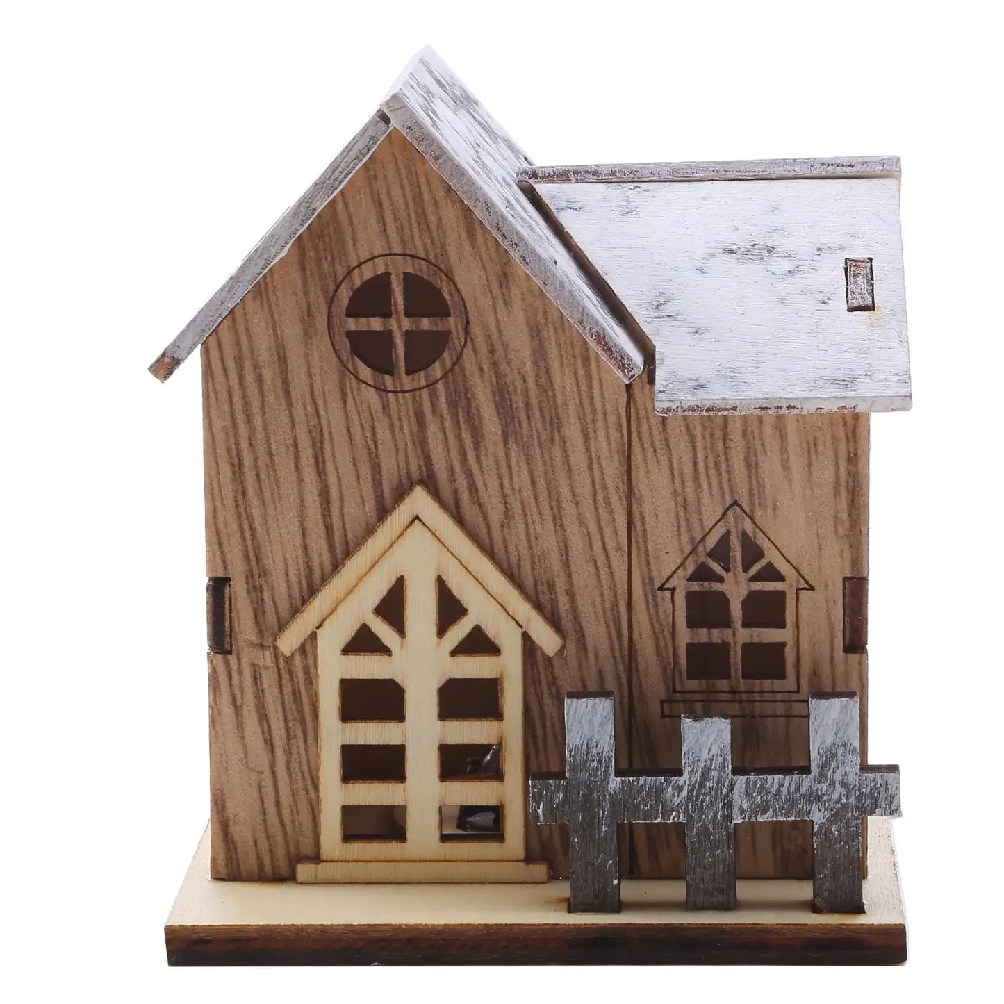 Cozy LED Luminous Mini Wood House