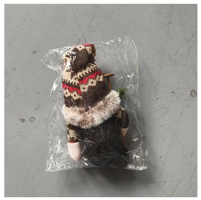 Knitted Christmas Gnome Decoration