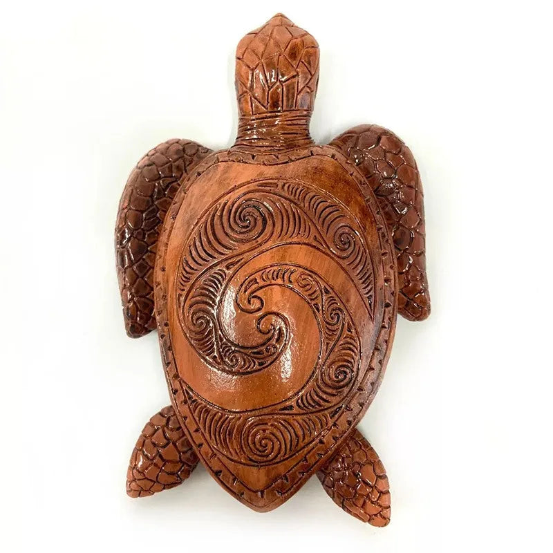 Hand-Carved Sea Turtle Figurine