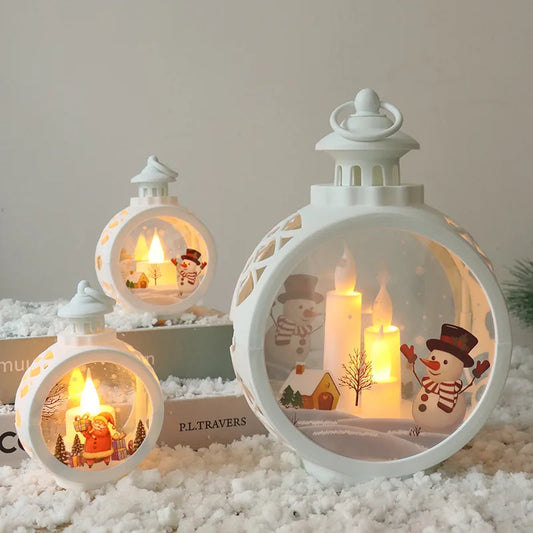 Enchanting Circular Christmas Lanterns