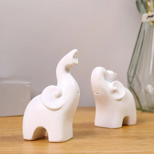 Charming Minimalist Elephant Sculptures