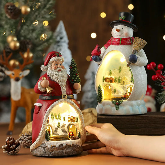 Magical Rotating Christmas Figurine