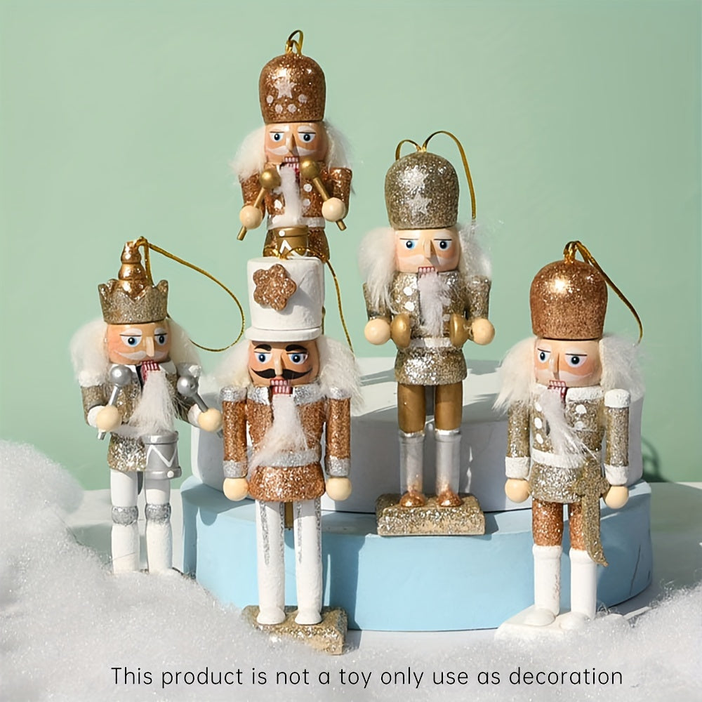 Gold & White Nutcracker Set