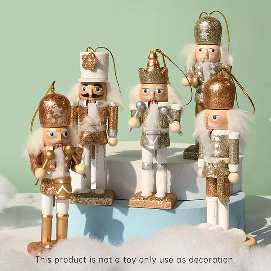 Gold & White Nutcracker Set