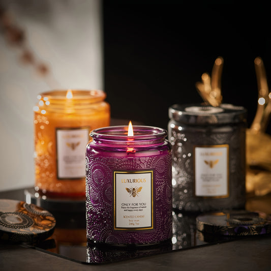 Luxurious "ONLY FOR YOU" Scented Candle Set