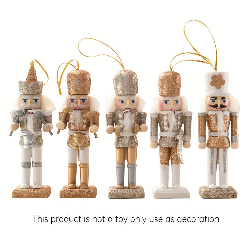 Gold & White Nutcracker Set